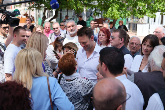 Κατά την περιοδεία Κασσελάκη στον Εύοσμο